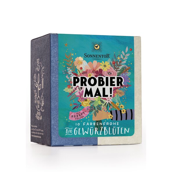 Gewürz-Blüten Probier mal! bio 50 g, Packung