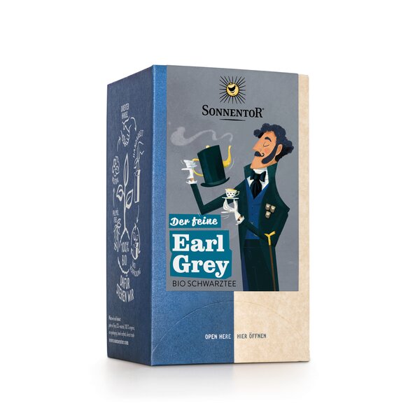 Schwarztee Earl Grey bio, Doppelkammerbeutel | © SONNENTOR