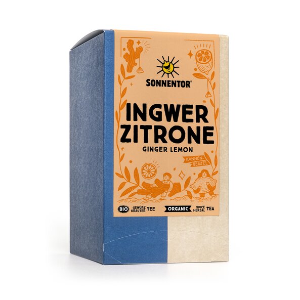 Ingwer Zitrone Tee bio 76 g, Kannenbeutel