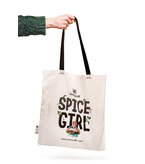 Textile bag "Spice Girl" with long handle