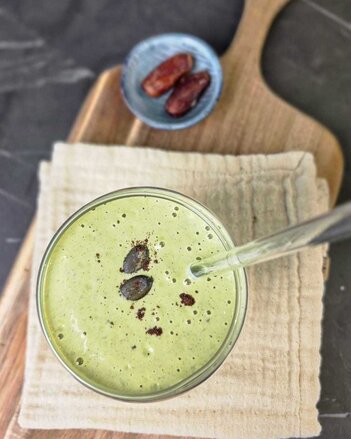 Matcha Proteinshake mit Skyr  | © SONNENTOR