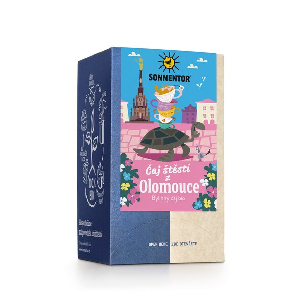 Čaj štěstí z Olomouce bio 27 g porc. dvoukomorový